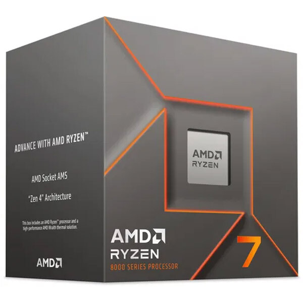 AMD Ryzen 7 8700F (až 5,0GHz  24MB  45-65W  AM5) Box chladic 100-100001590BOX