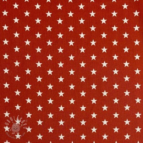 Bavlnená látka Petit stars terra