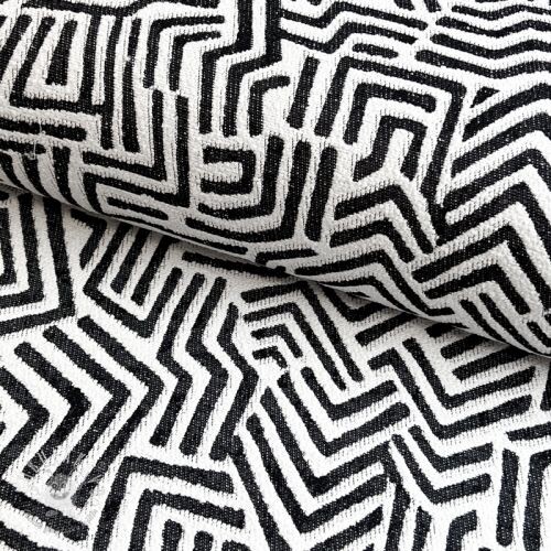 Dekoračná látka jacquard Mesopotamie allover graphite