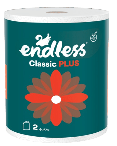 ENDLESS CLASSIC PLUS - 2-vrstové papierové utierky v rolke 42 m (221 útržkov)