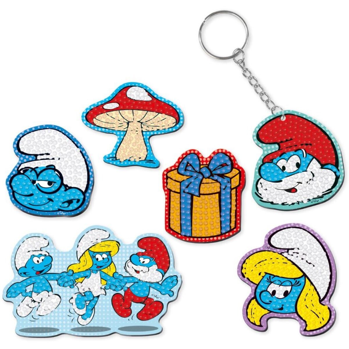 Totum Šmolkové diamantové maľovanie Magnety