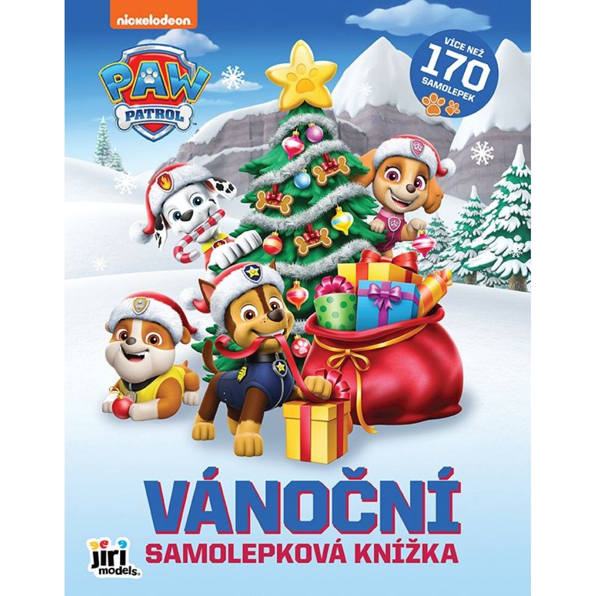 JIRI MODELS a.s. Samolepková knižka vianočná Tlapková Patrola