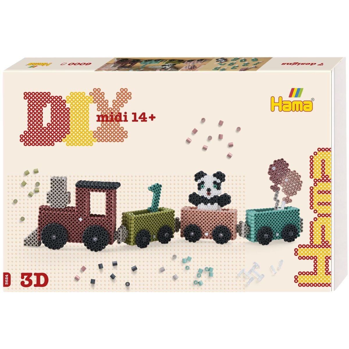 HAMA HAMA ART - 3D Narodeninový vlak MIDI