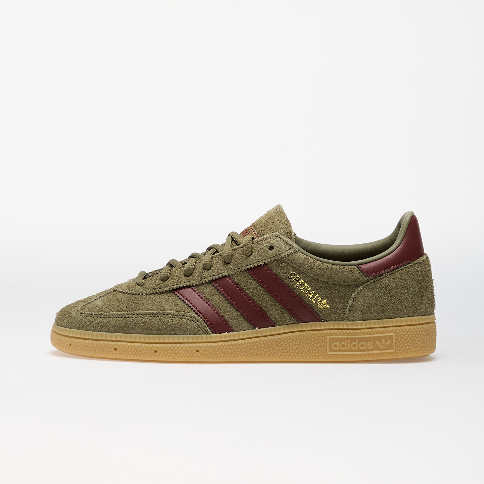Tenisky adidas Handball Spezial Focus Olive/ Fox Brown/ Gum EUR 40