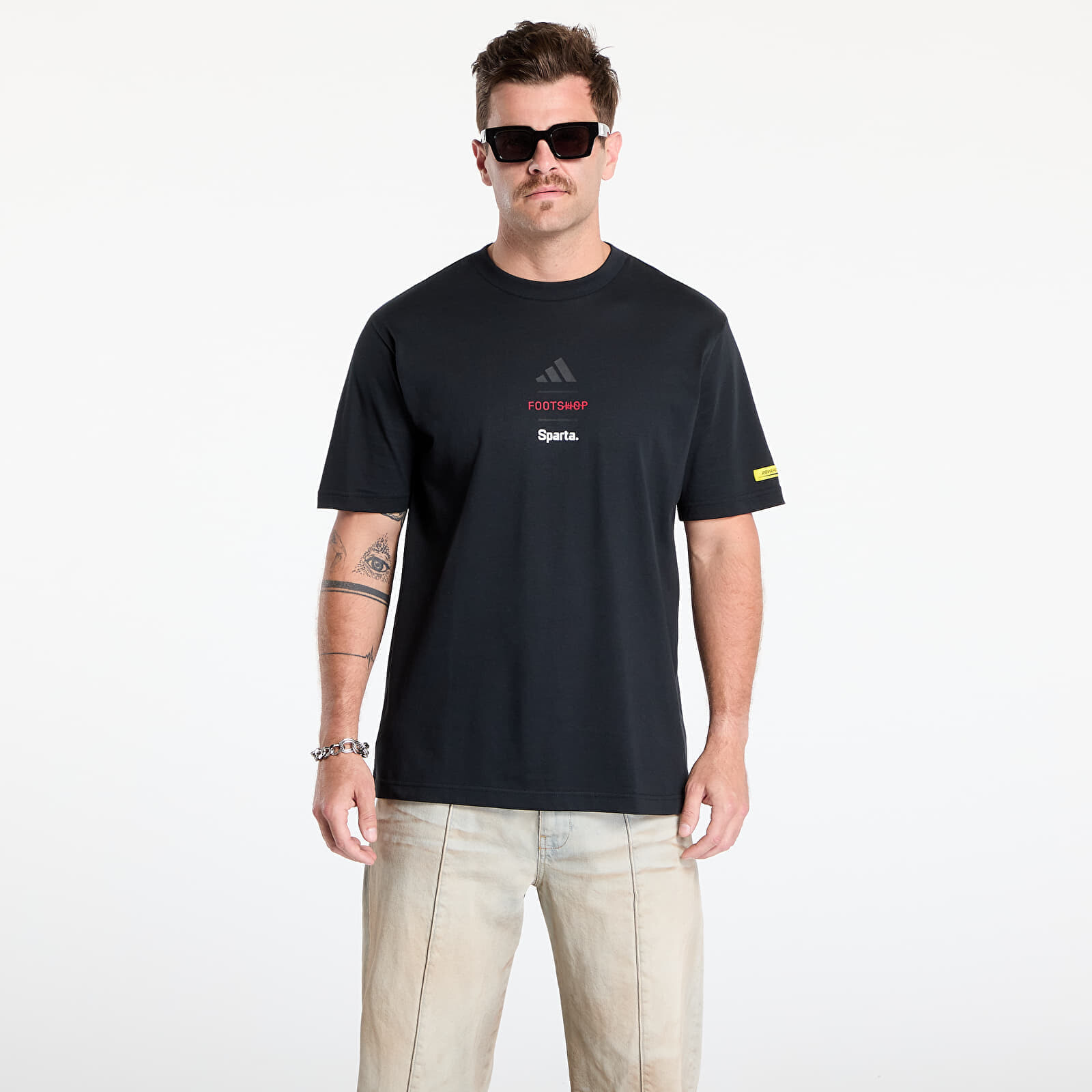 Tričko adidas x Footshop x Sparta T-Shirt Crest UNISEX Black S