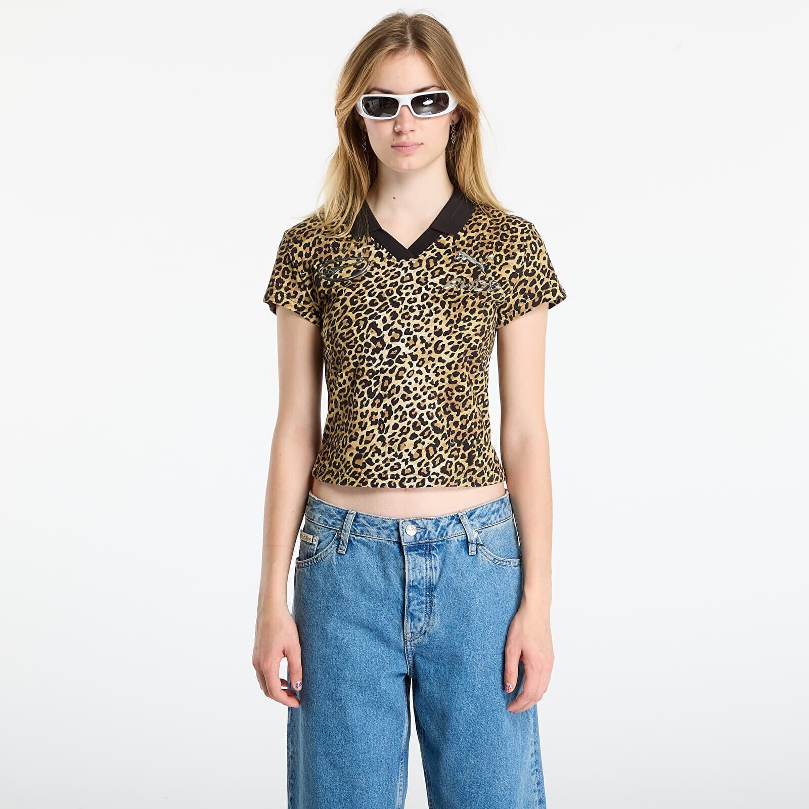 Tričko PUMA x A$AP ROCKY Animal Baby Tee Warm Beige/ AOP XS