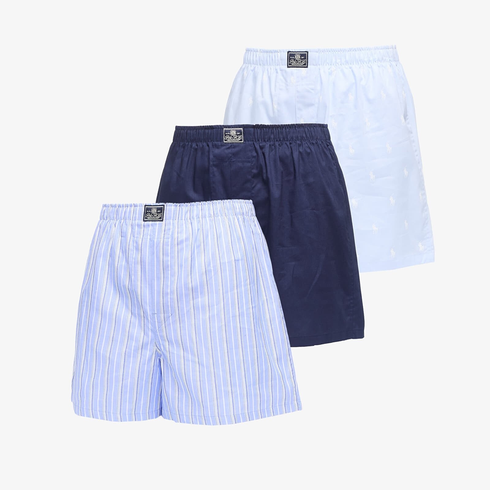 Boxerky Ralph Lauren Open Boxer 3-Pack Multicolor M