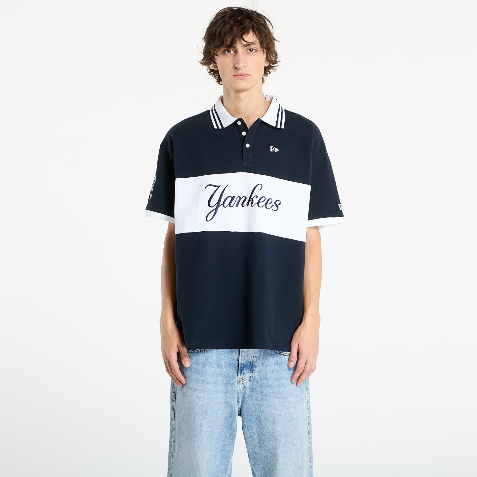 Tričko New Era MLB Graphic Polo New York Yankees UNISEX Navy S