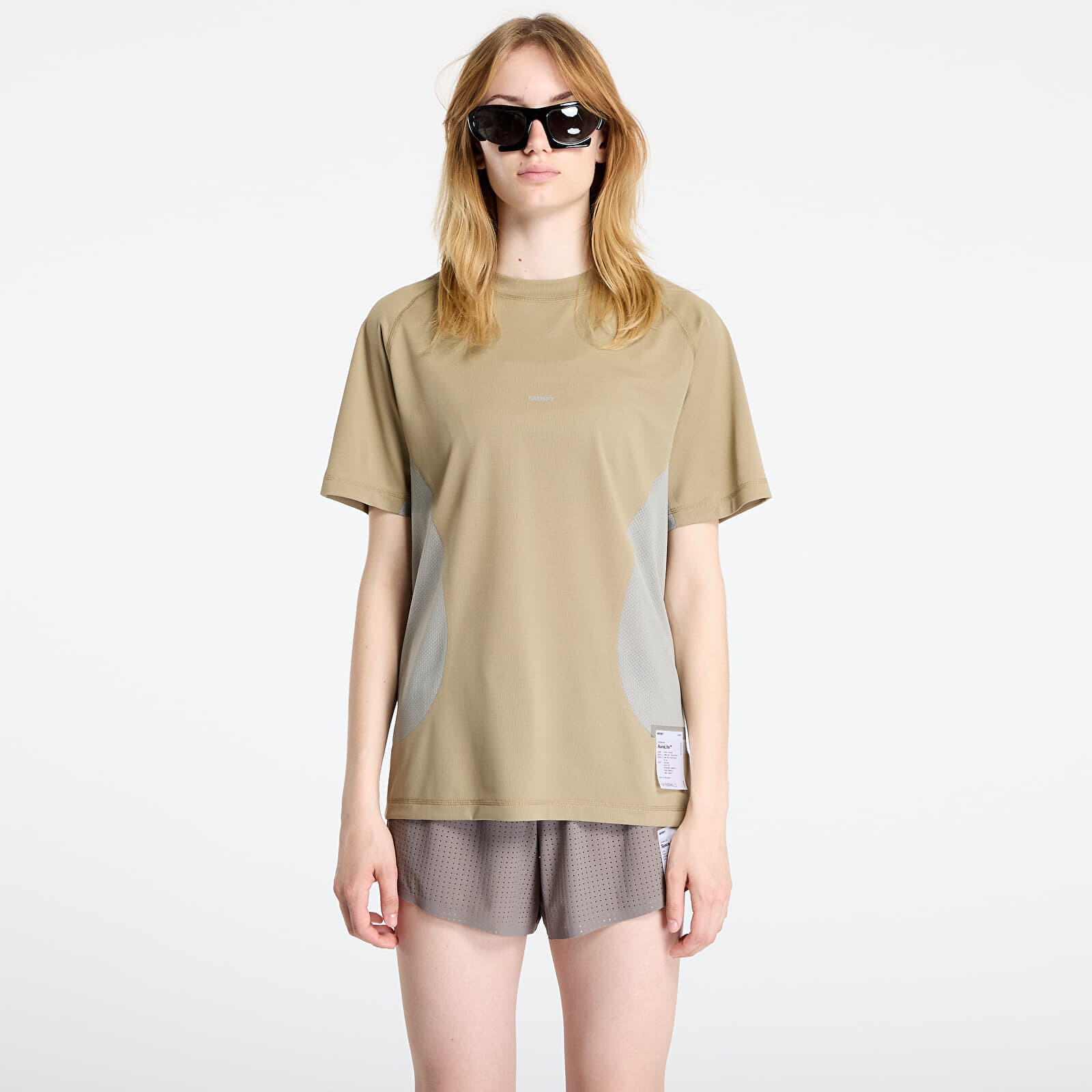Tričko Satisfy AuraLite Tech T-Shirt UNISEX Army Green L