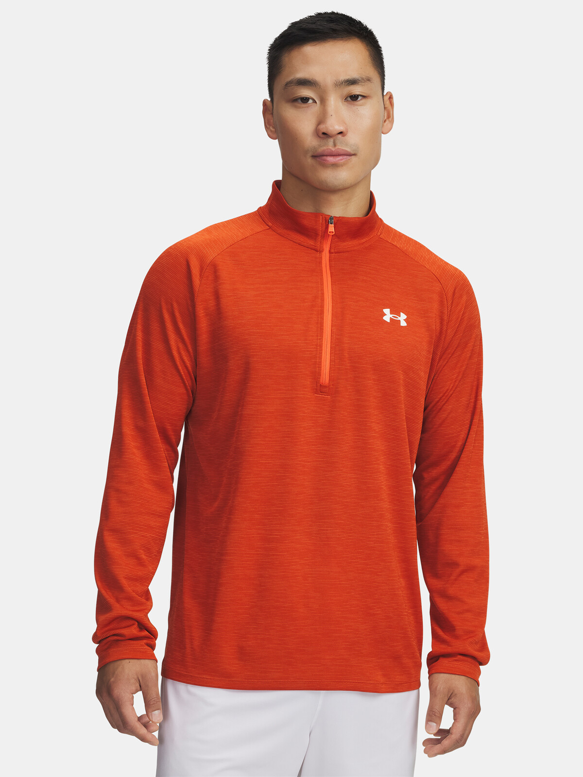 Men's Under Armour UA Tech Textured 1/2 Zip-ORG T-Shirt - Men's