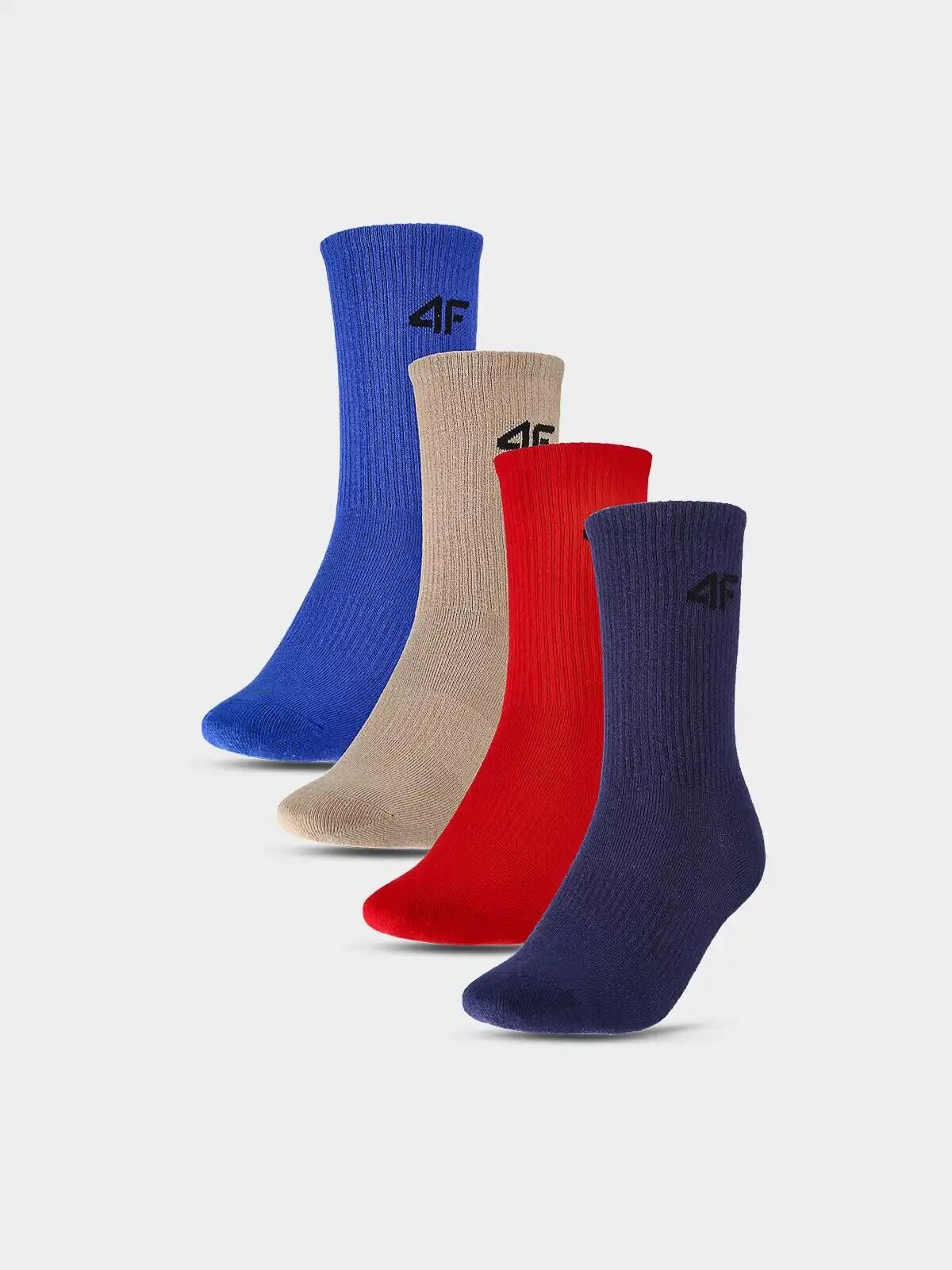 Boys' Socks 4F M390 (4pack)