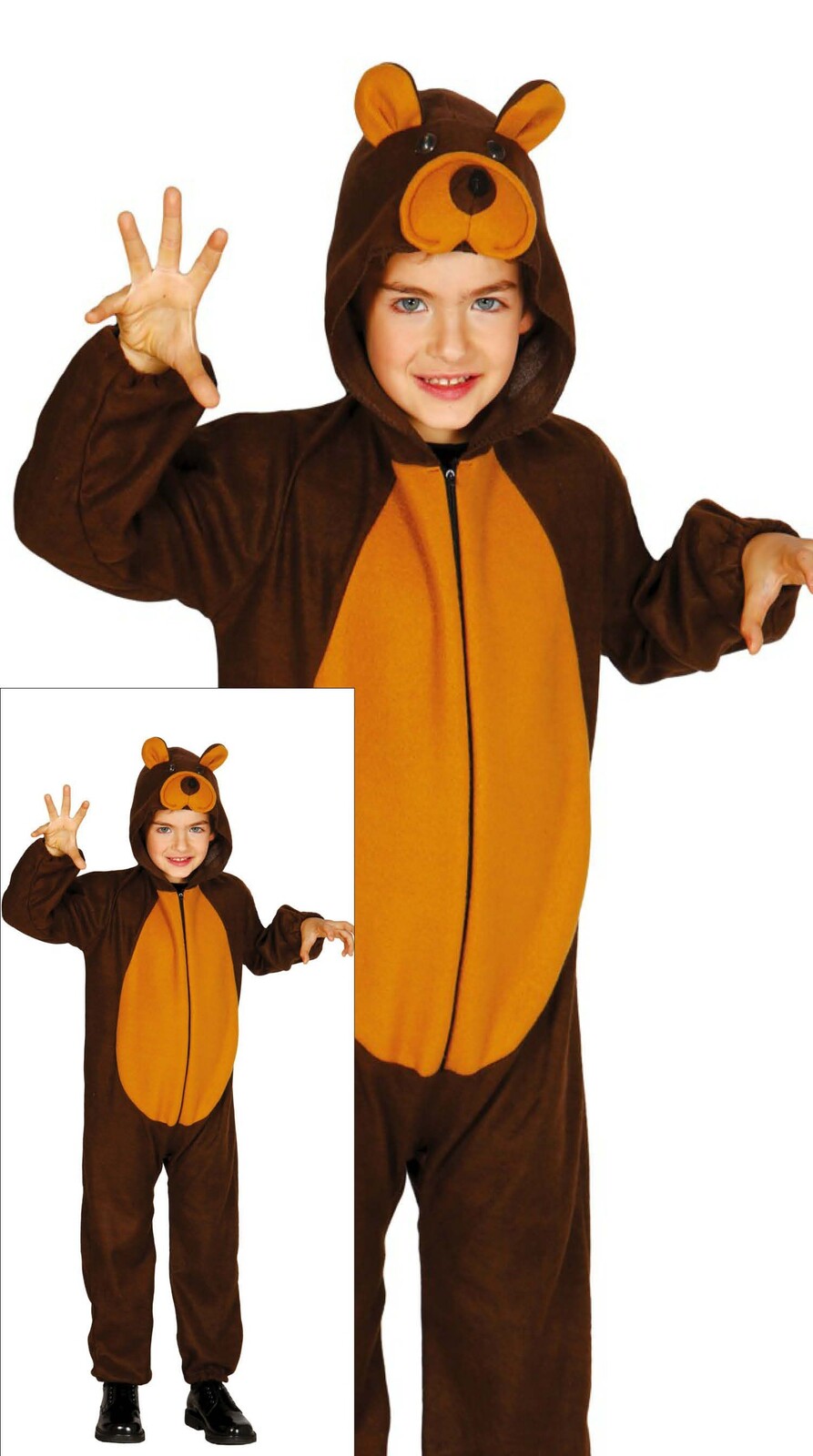 Guirca Detský kostým - Medveď Veľkosť - deti: M: 115-123 cm