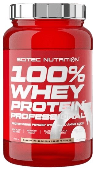 Scitec 100% whey protein professional 920 g - banán
