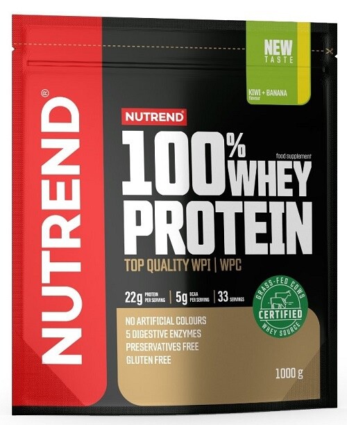 Nutrend 100% whey protein 1000 g - čokoláda/kakao