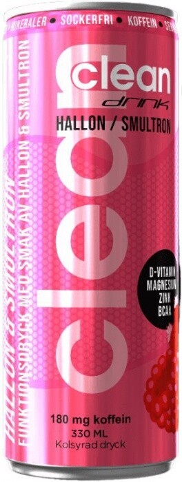 Clean drink bcaa 330 ml - malina