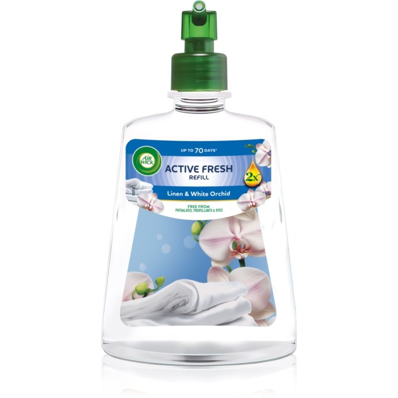 Air Wick Active Fresh Linen & White Orchid osviežovač vzduchu náhradná náplň 228 ml