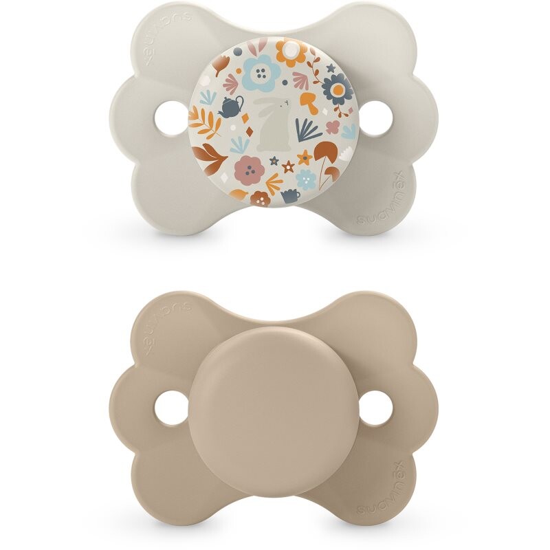 Suavinex Wonderland SX Pro Physiological 6-18 m cumlík Cream 2 ks