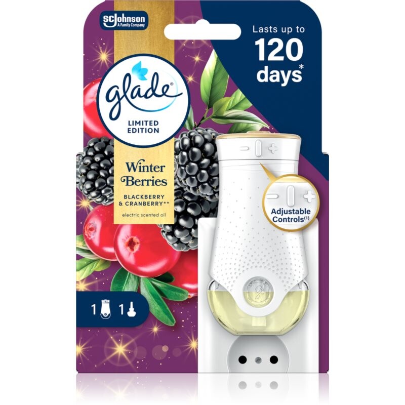 GLADE Winter Berries elektrický osviežovač vzduchu 20 ml