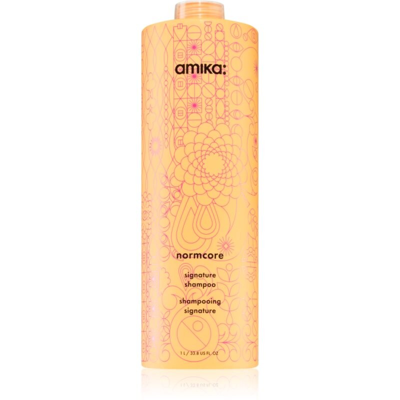 amika Normcore Signature Shampoo jemný šampón pre všetky typy vlasov 1000 ml