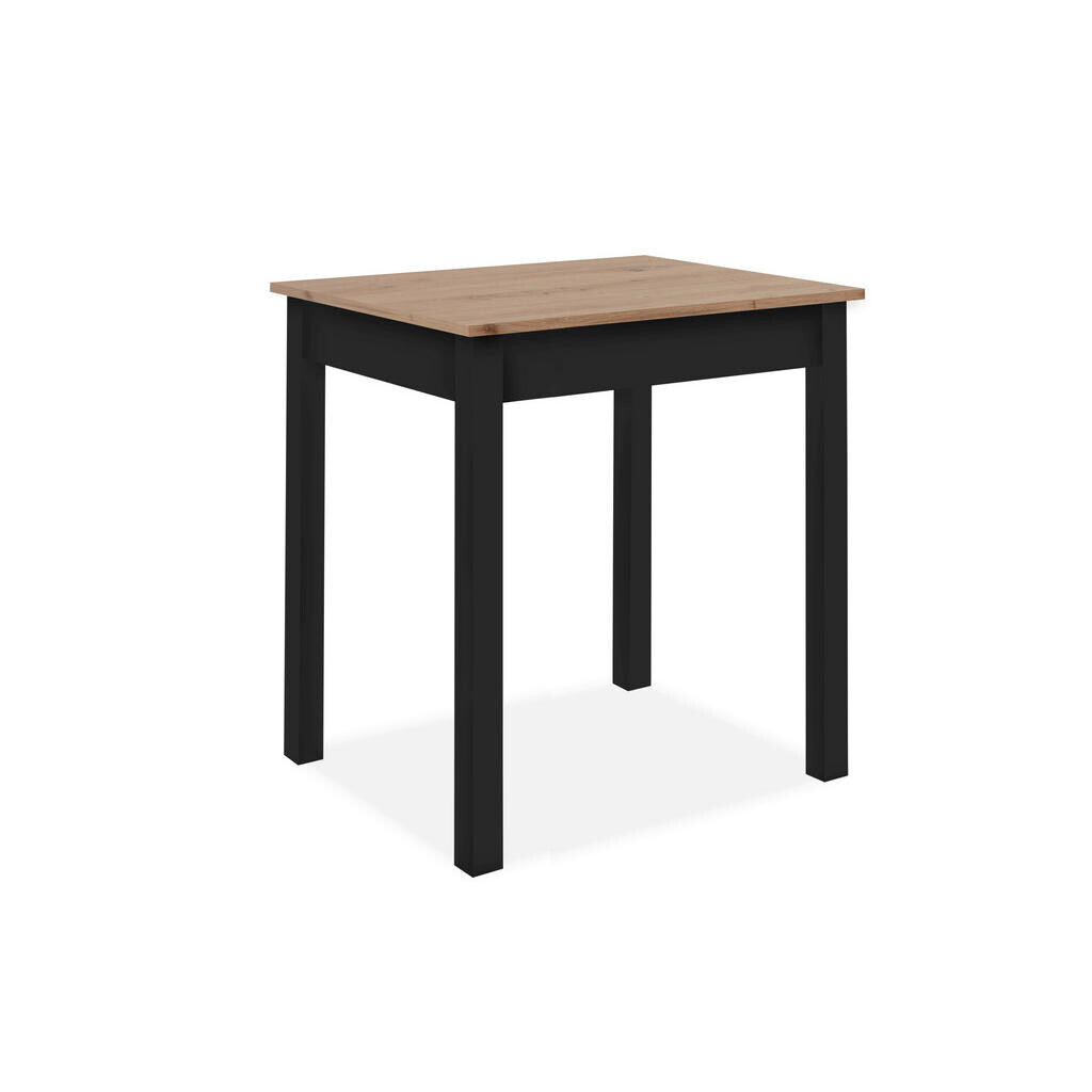 MID.YOU JEDÁLENSKÝ STÔL, čierna, dub artisan, 90/67/76 cm