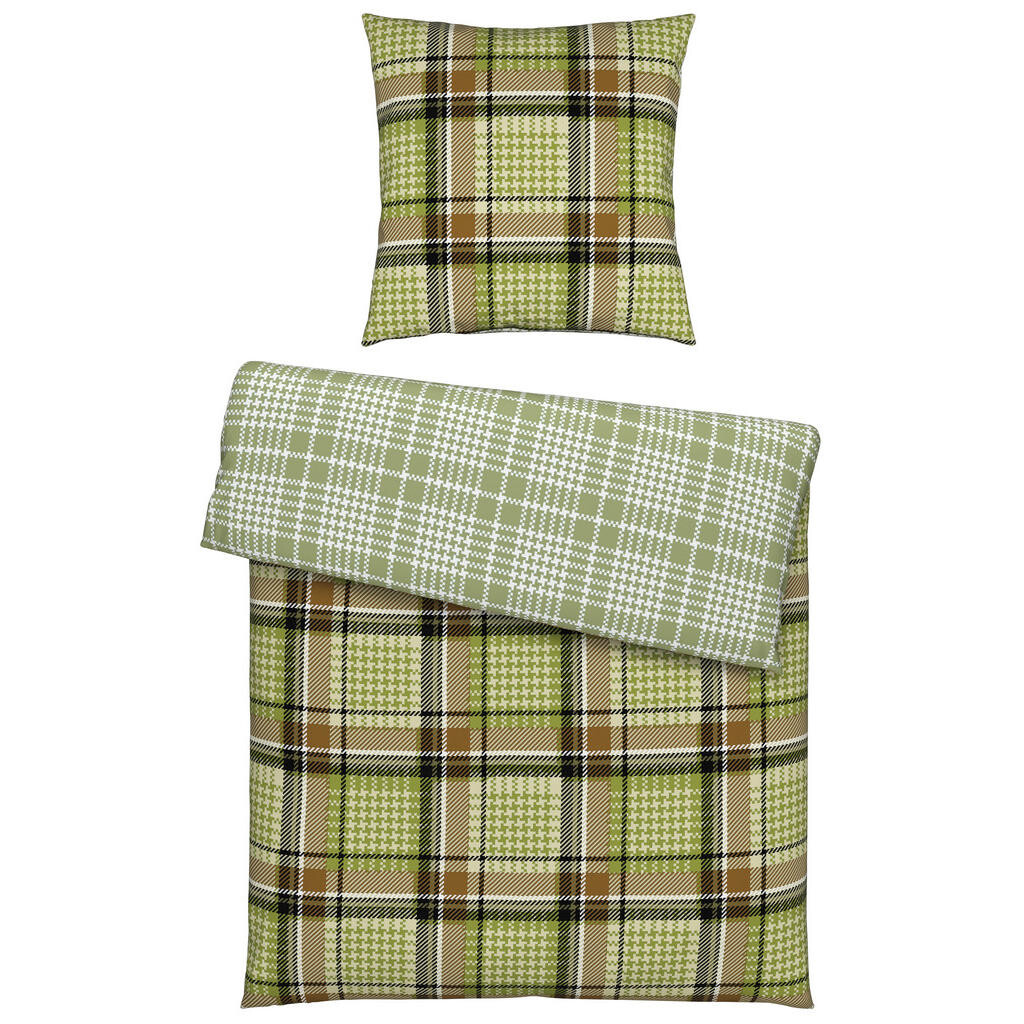 Novel OBOJSTRANNÁ POSTEĽNÁ BIELIZEŇ, renforcé, zelená, 135/200 cm