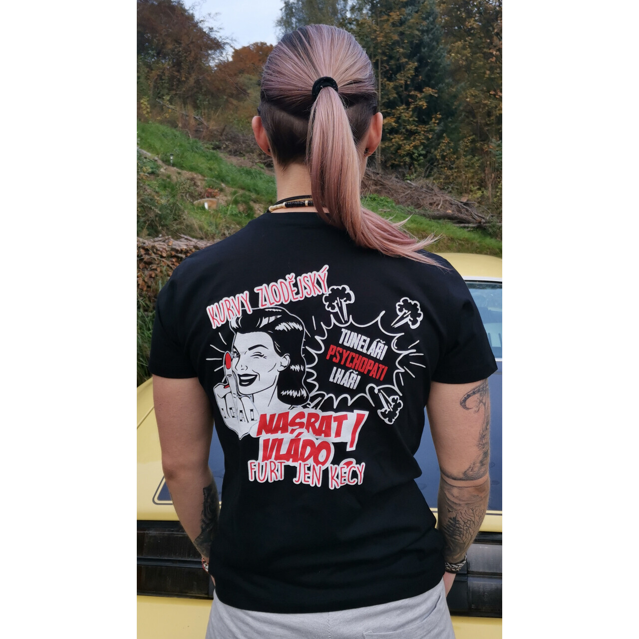 Tričko dámske Legal Life Nasrat - čierne, S