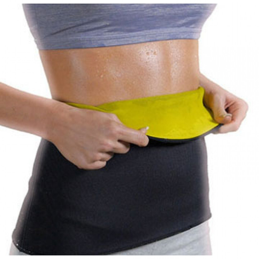 Pás na chudnutie Slim Shapers - čierny-žltý, M