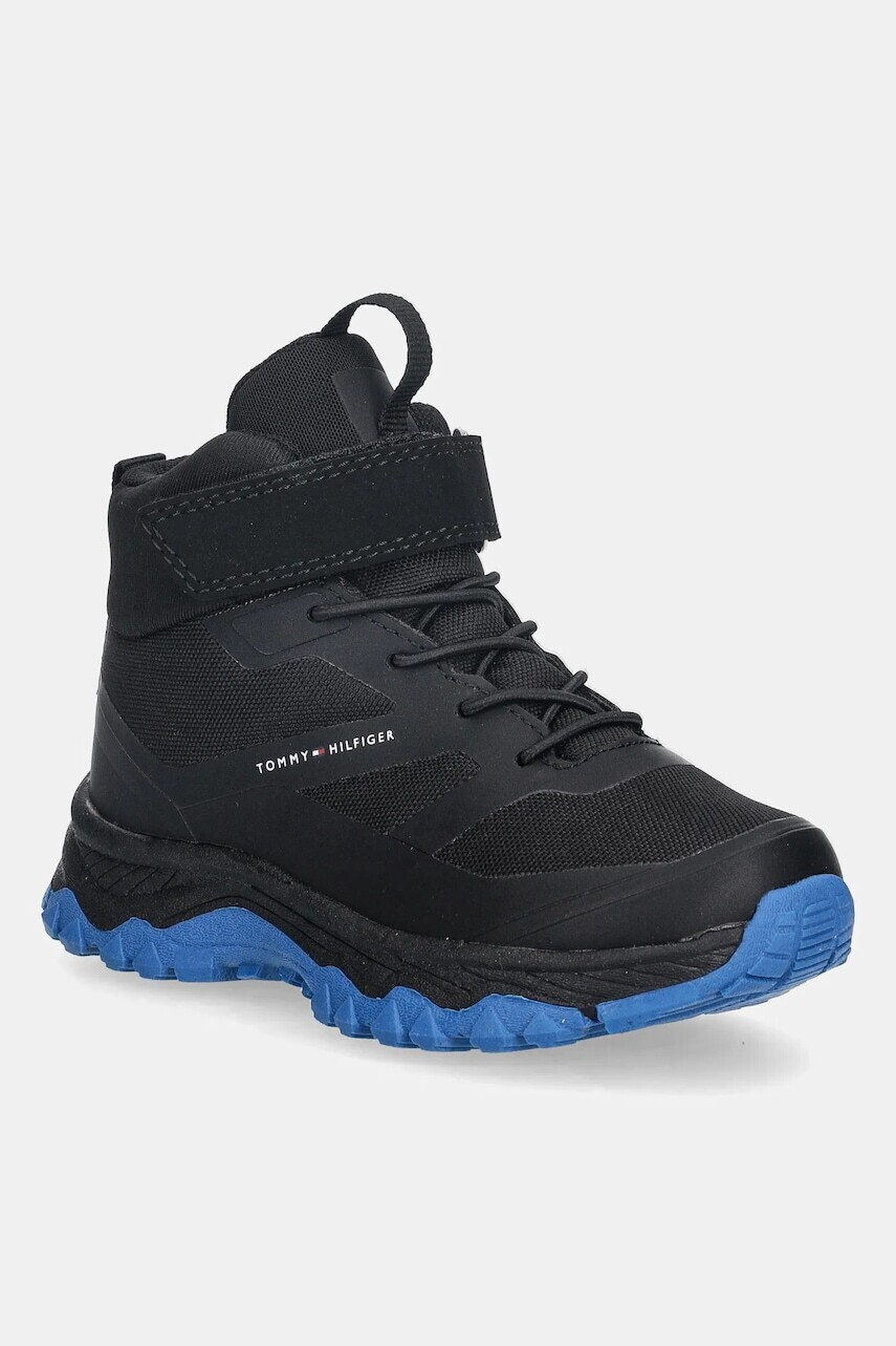 Detské zimné topánky Tommy Hilfiger čierna farba, T1X5-34136