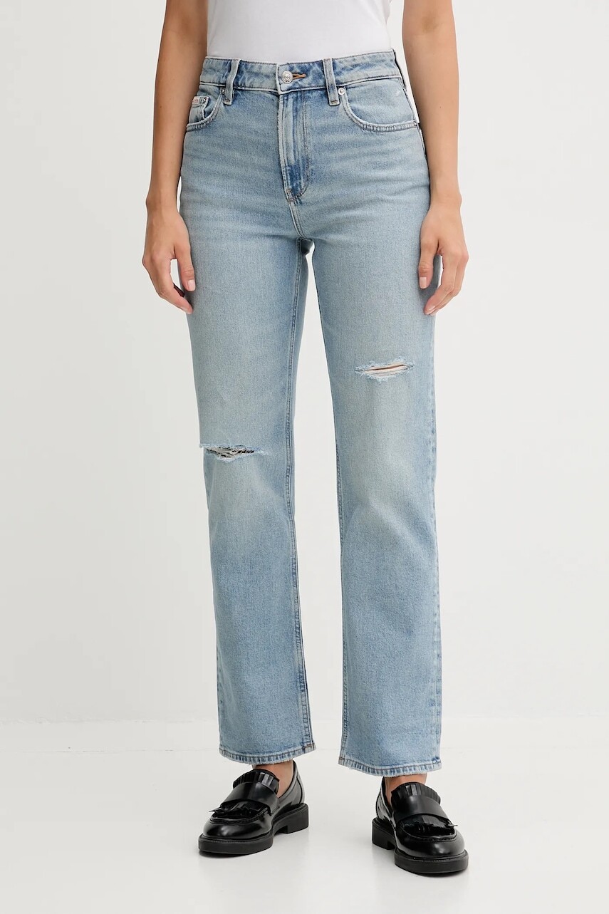 Rifle Calvin Klein Jeans vysoký pás, LV047D742G