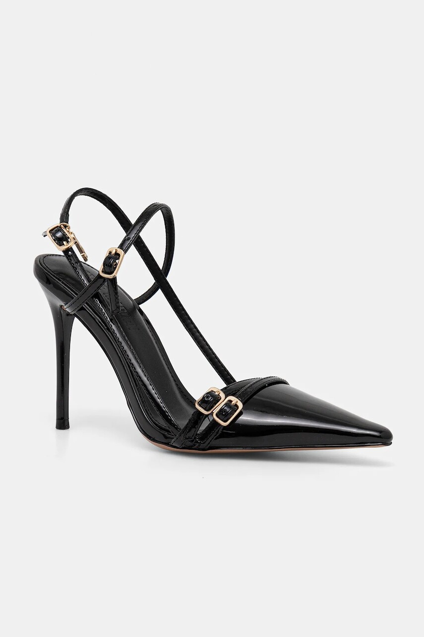 Kožené lodičky Steve Madden Deagan čierna farba, 11003884