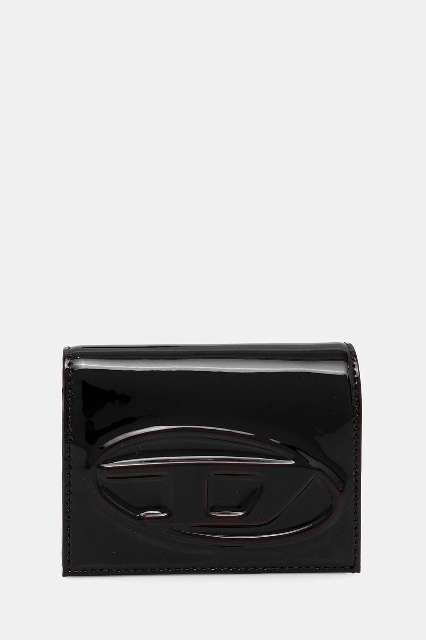 Peňaženka Diesel 1DR 2.0 1DR BI FOLD III dámska, čierna farba, X10390.P8008