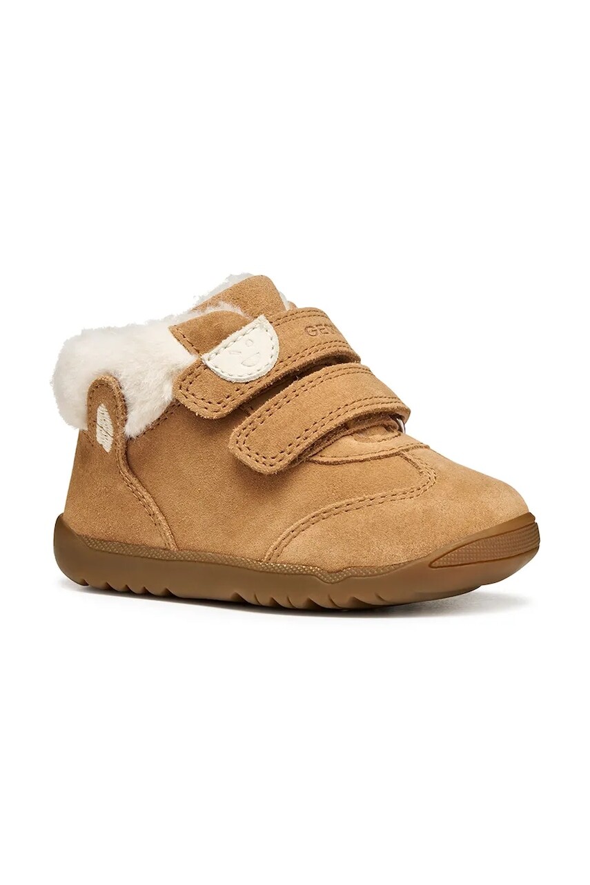 Zimné topánky Geox MACCHIA hnedá farba, B564PB.00022