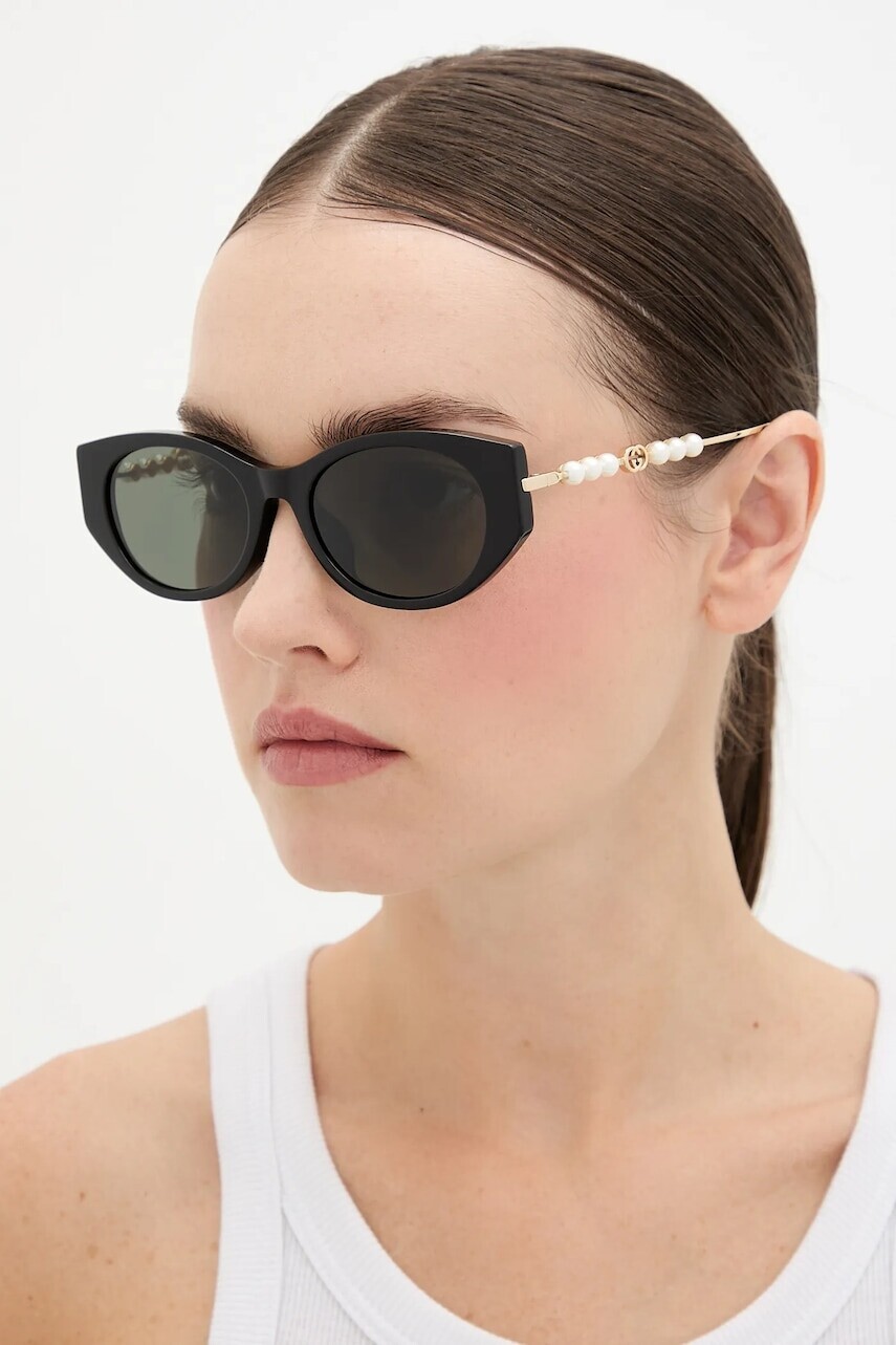 Slnečné okuliare Gucci čierna farba, GG1970SA