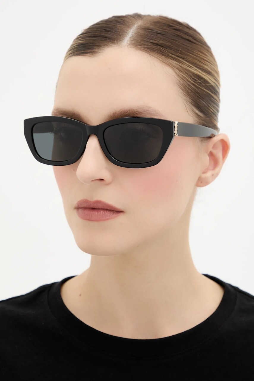 Slnečné okuliare Saint Laurent čierna farba, SL M153