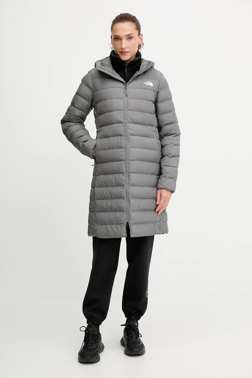 Bunda The North Face Aconcagua šedá farba, zimná, NF0A88TA0UZ1
