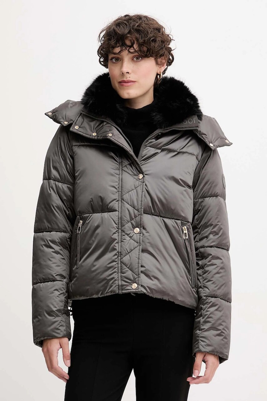 Bunda Joop! šedá farba, zimná, 30048862