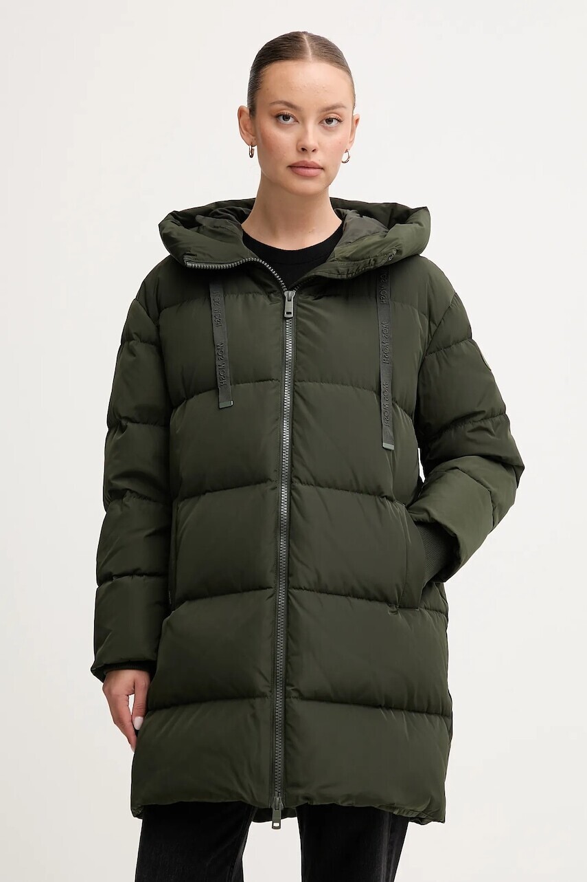 Páperová bunda Mos Mosh Nova zelená farba, 166750