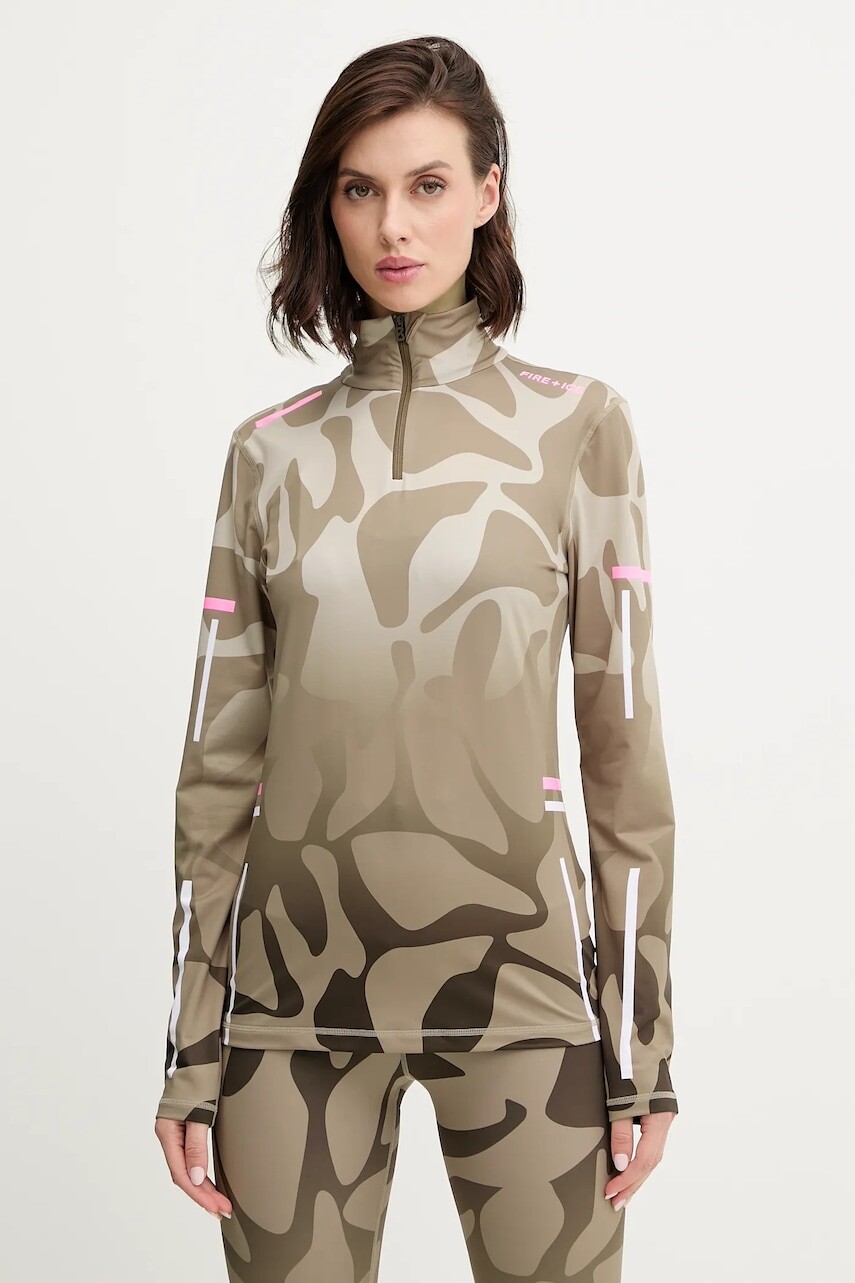 Funkčná mikina BOGNER Fire+Ice ILVY zelená farba, 54567751