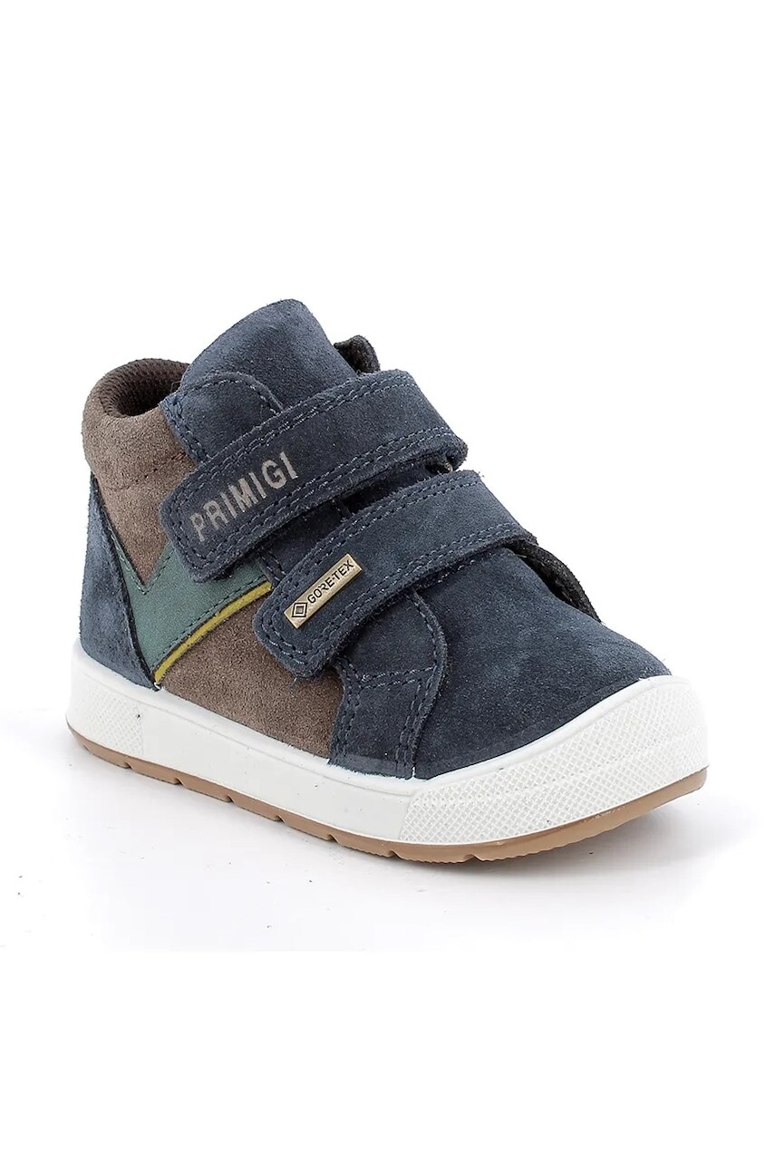Detské semišové poltopánky Primigi tmavomodrá farba, PQUGT 88547