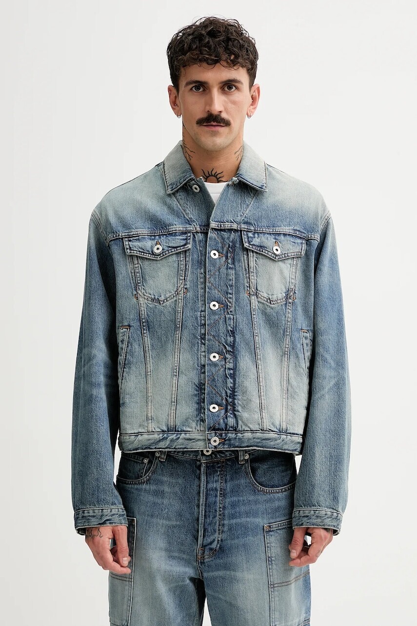 Rifľová bunda Kenzo prechodná, FF55DV3026I7.DS