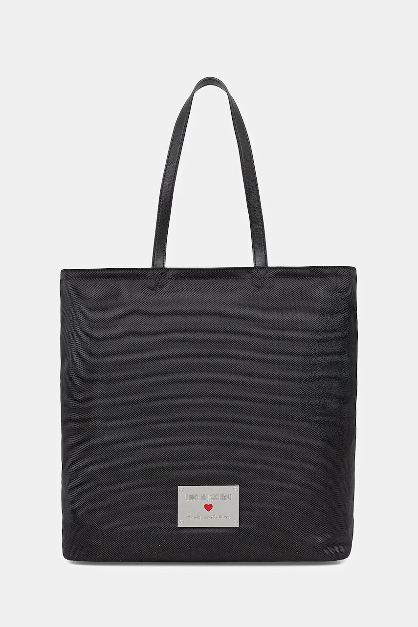 Kabelka Love Moschino čierna farba, JC4205PP1NLN100A