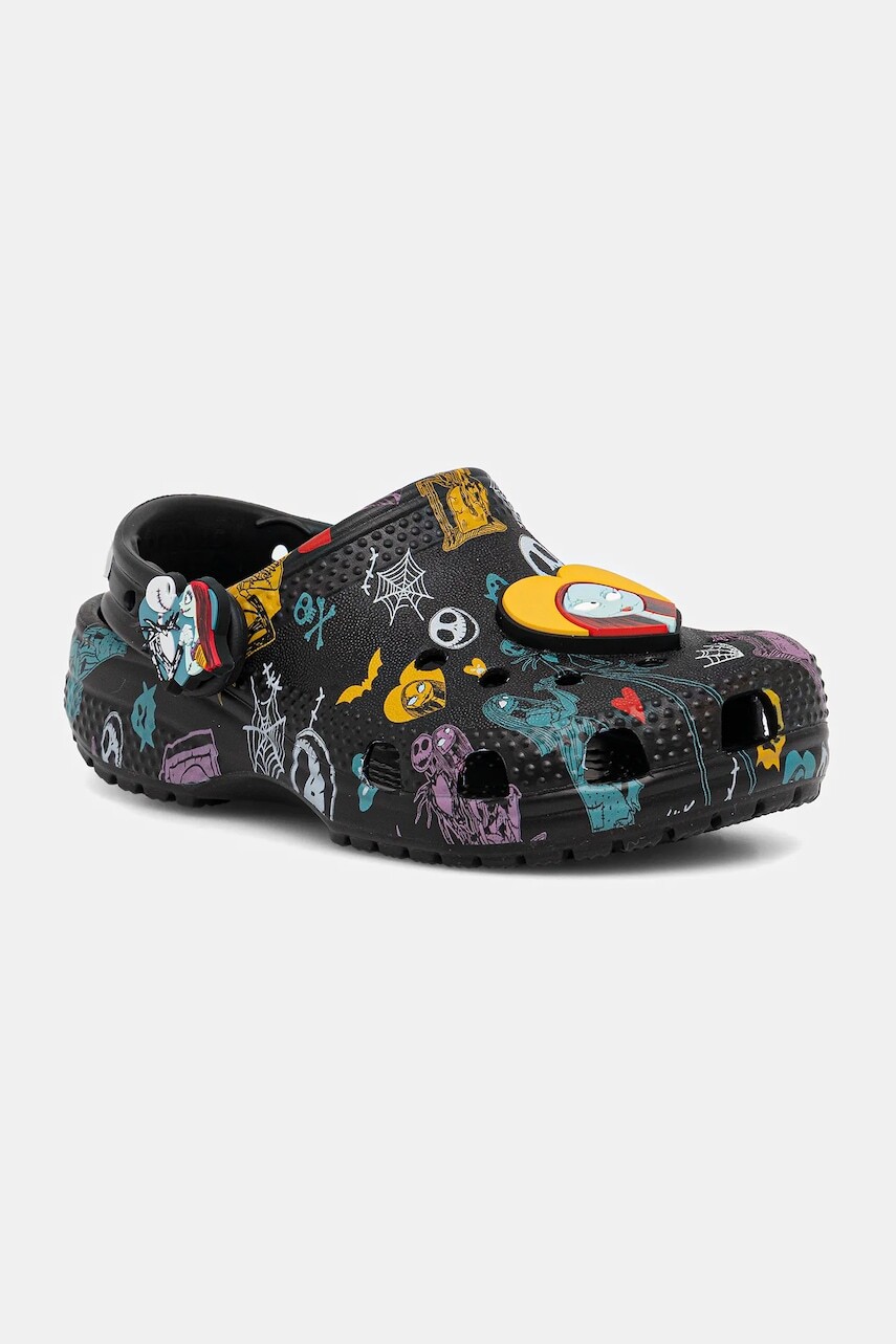Detské šľapky Crocs CROCS CLASSIC NIGHTMARE MULTI CLOG čierna farba, 211421