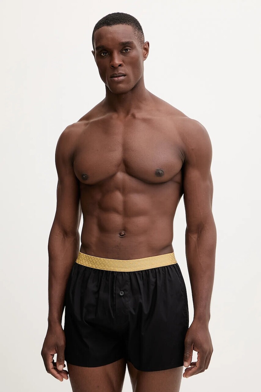 Bavlnené boxerky BOSS 2-pak čierna farba, 50550566