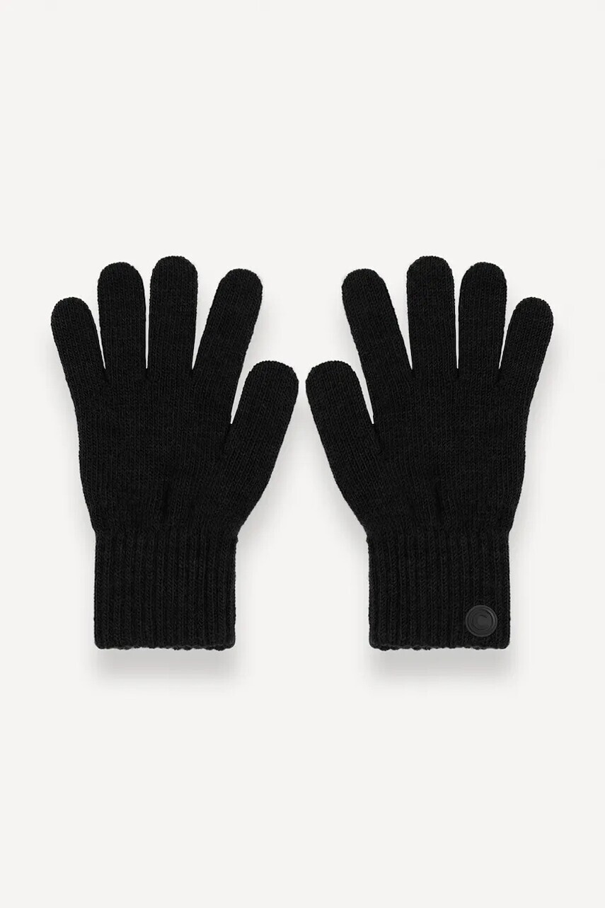 Rukavice s prímesou vlny Colmar čierna farba, 5114R.6XU