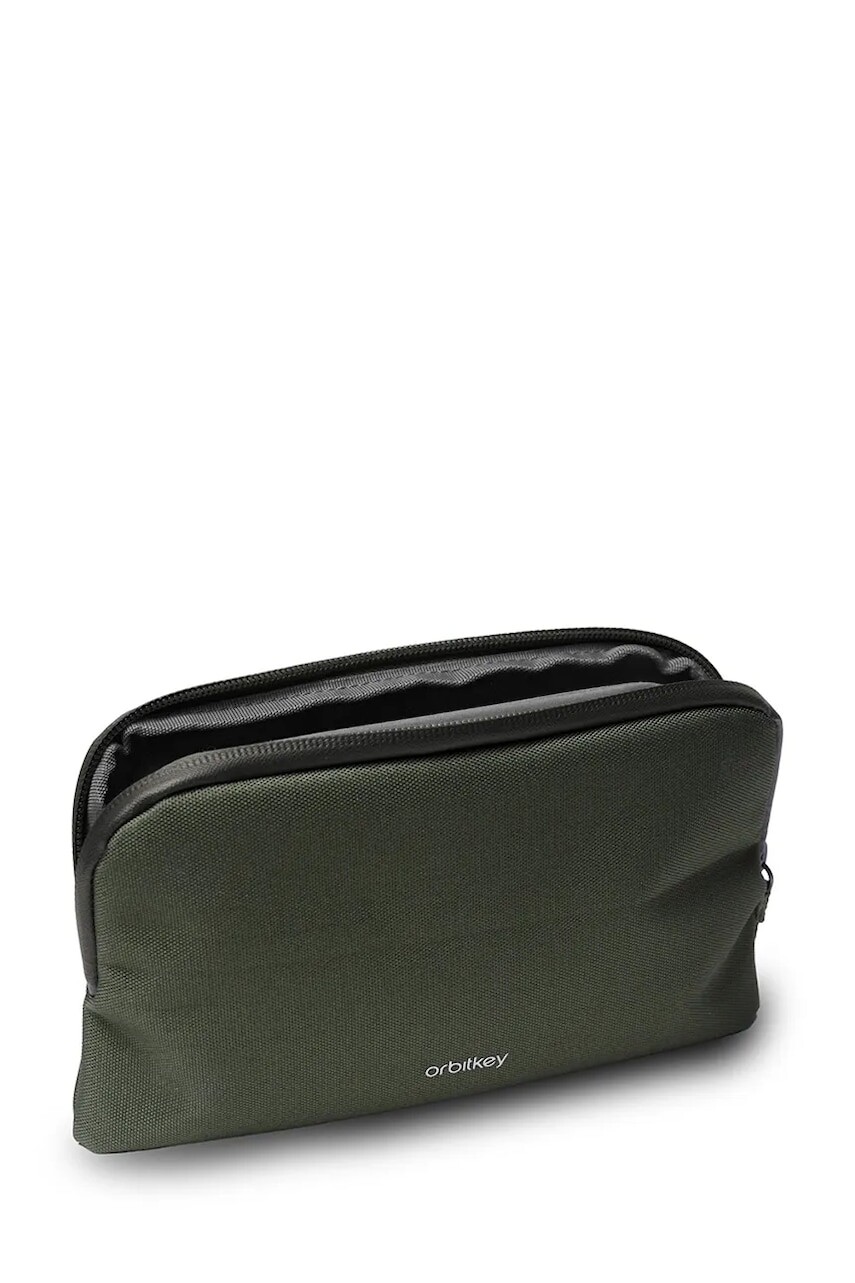 Cestovný kancelársky organizátor Orbitkey Desk Pouch 22 x 12 x 5 cm zelená farba