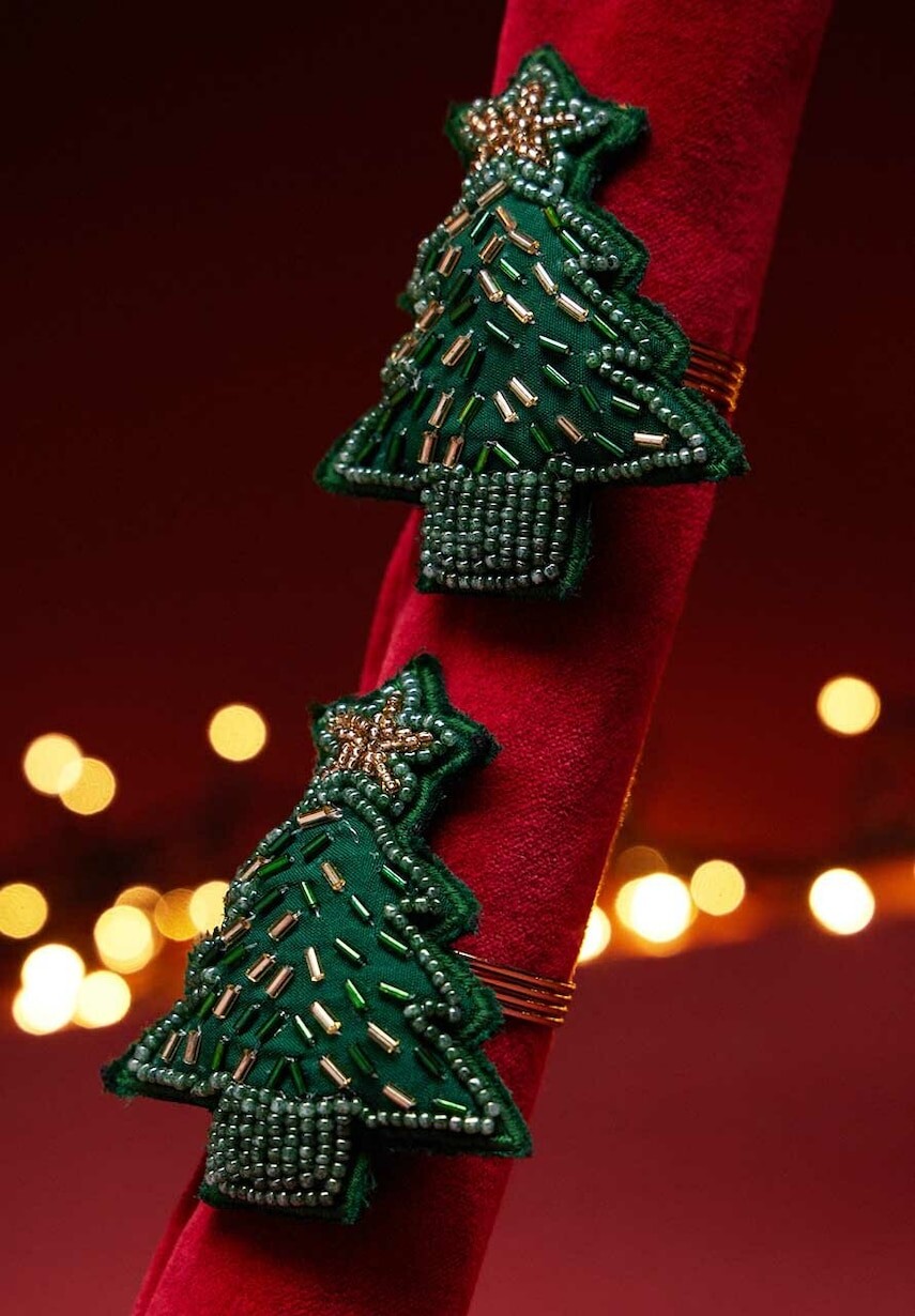 Krúžok na obrúsky Medicine 2-pak zelená farba