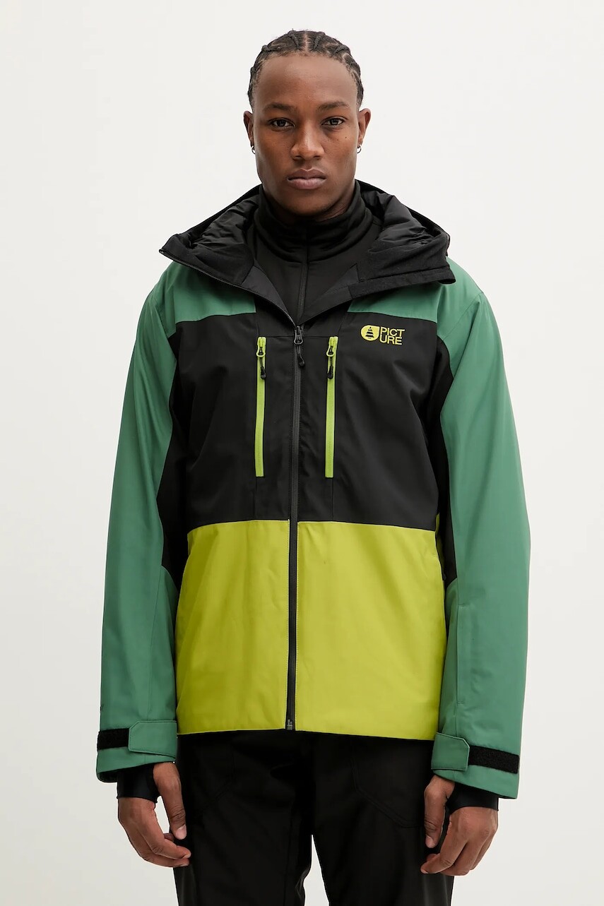 Lyžiarska bunda Picture Object zelená farba, MVT0584