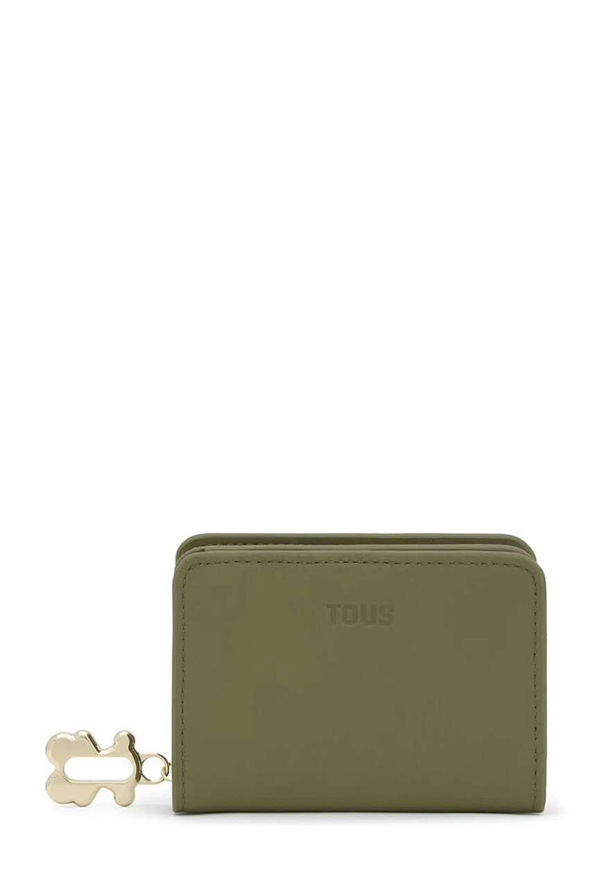 Kožená peňaženka Tous FOLD zelená farba, 2002306039