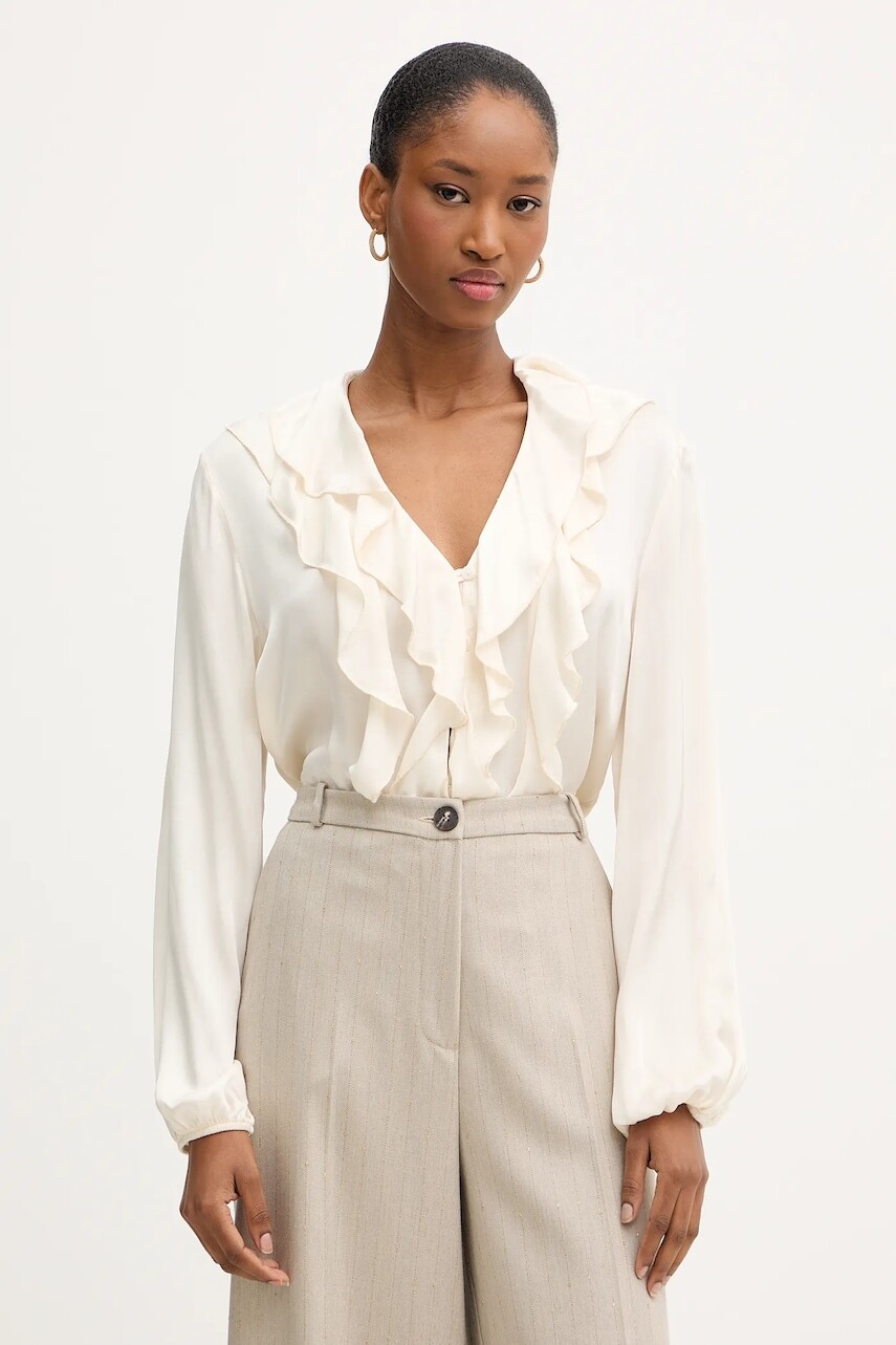 Košeľa Haveone béžová farba, regular, CWG-P014