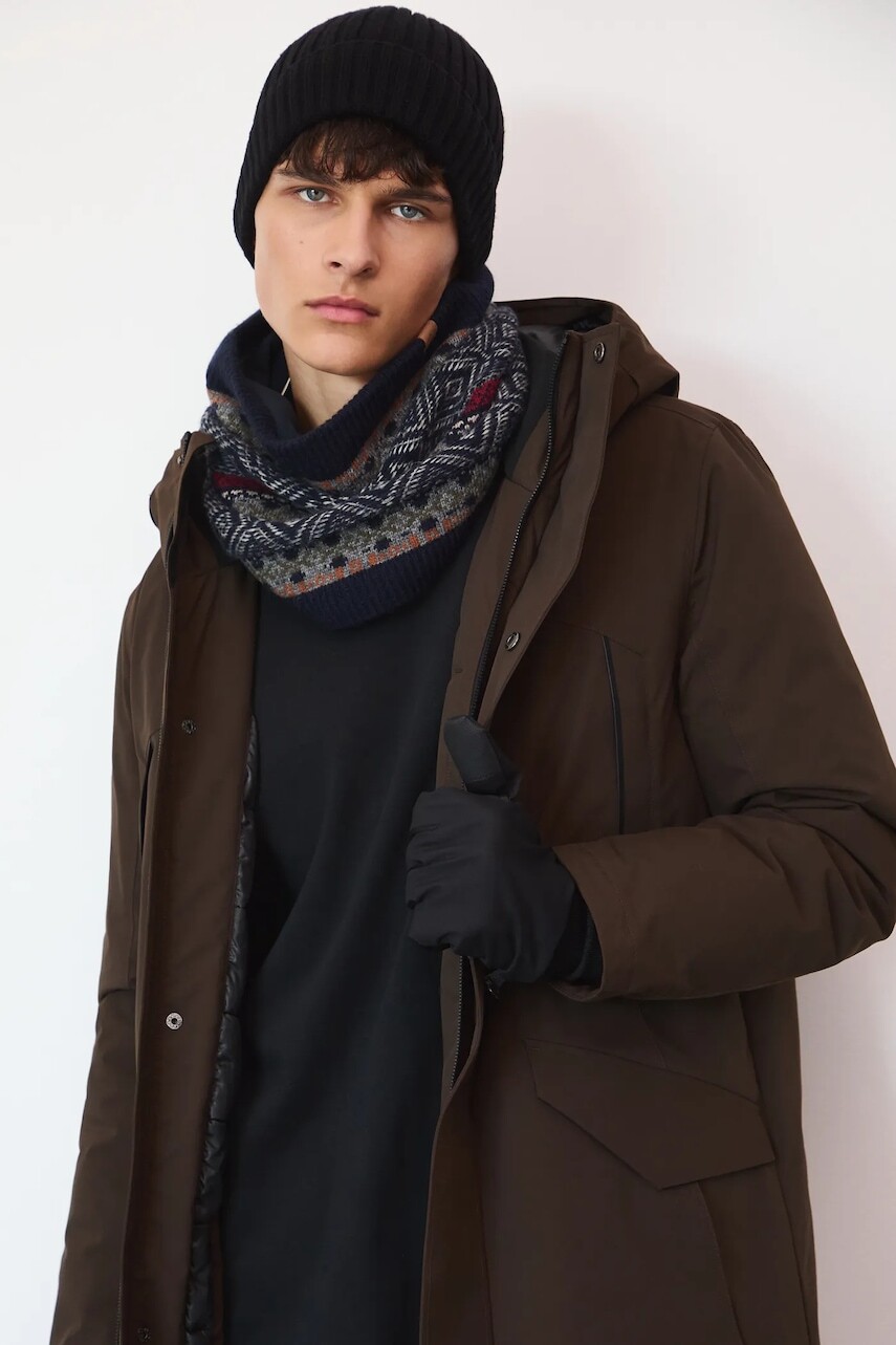 Vlnený šál Medicine viac farieb, vzorovaná